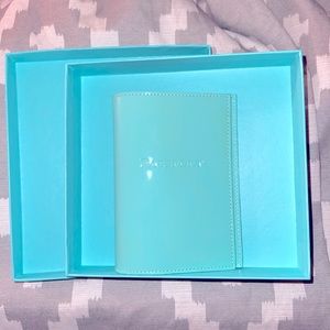 Tiffany & Co Blue Patent Leather Passport Case